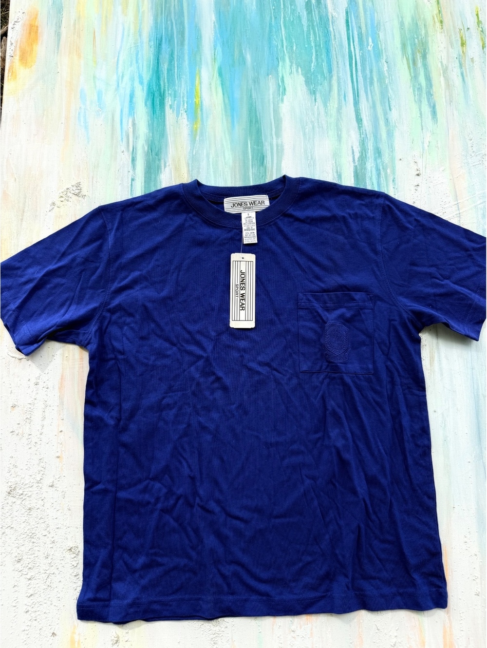 Vintage navy Jones Wear t shirt NWT sz S